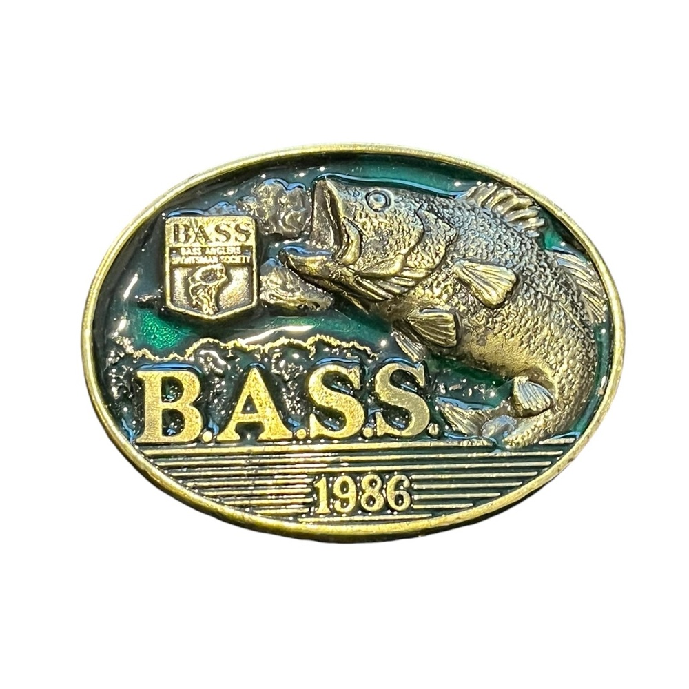 Vintage Limited Edition B.A.S.S. Member-‘86  from Great American Buckle …